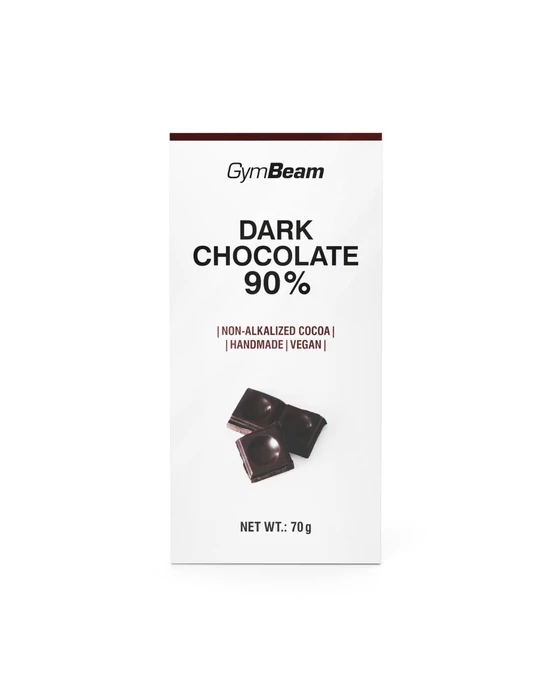 GymBeam 90%-os étcsokoládé 70g