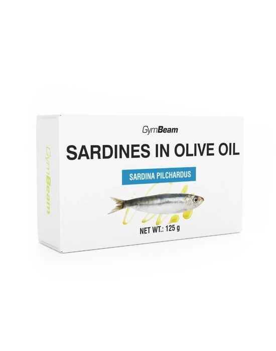 GymBeam Szardínia olívaolajban 125g
