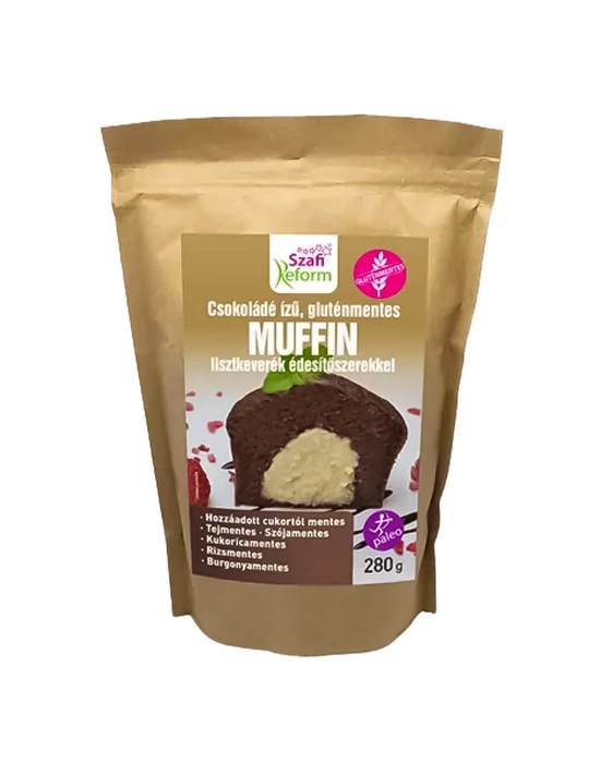 Szafi Reform csokoládé ízű muffin lisztkeverék édesítőszerrel 280g