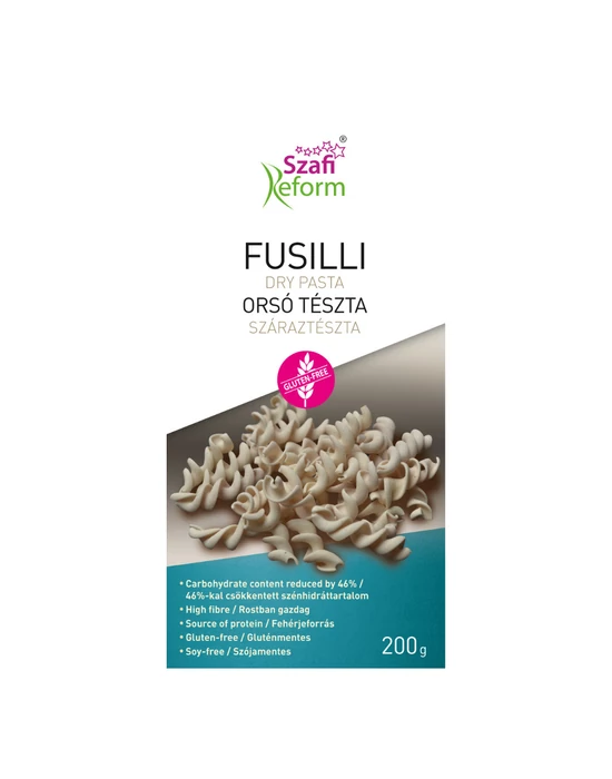 Szafi Reform Orsó - Fusilli száraztészta 200g