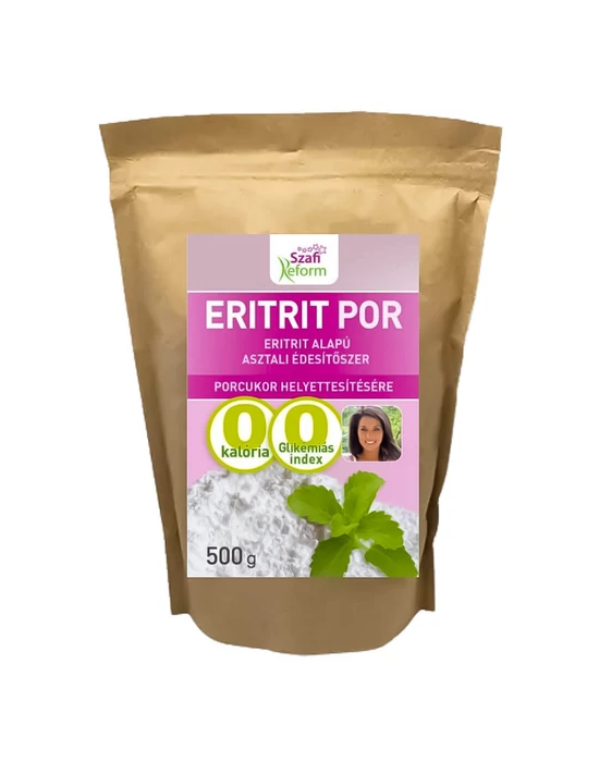 Szafi Reform Eritrit por édesítő (porcukor helyettesítésére) 500g