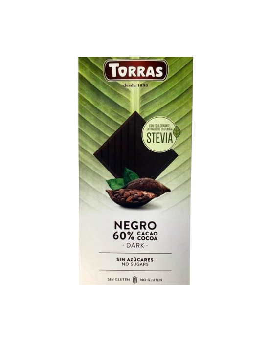 Torras Stevia hozzáadott cukormentes Étcsokoládé 100g