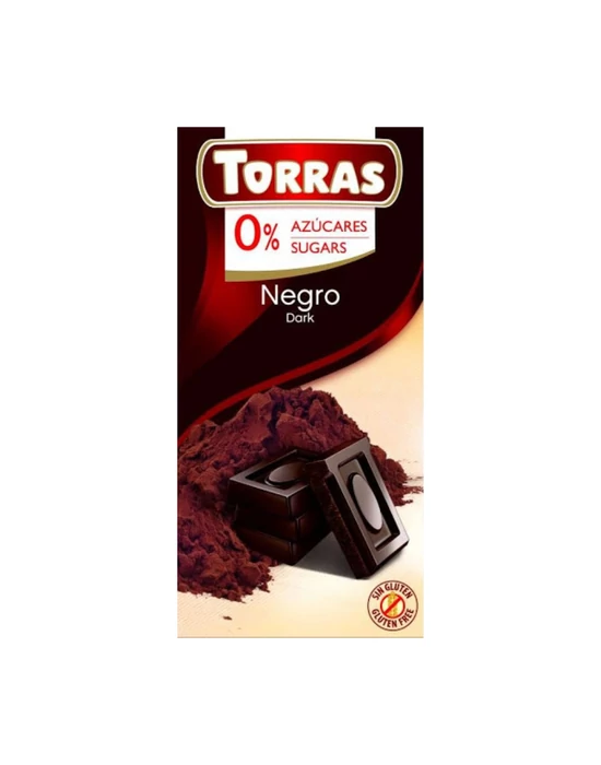 Torras Étcsokoládé hozzáadott cukor nélkül 75g