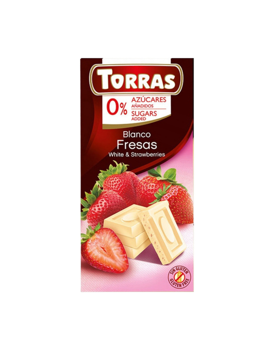 Torras Epres fehércsokoládé hozzáadott cukor nélkül 75g