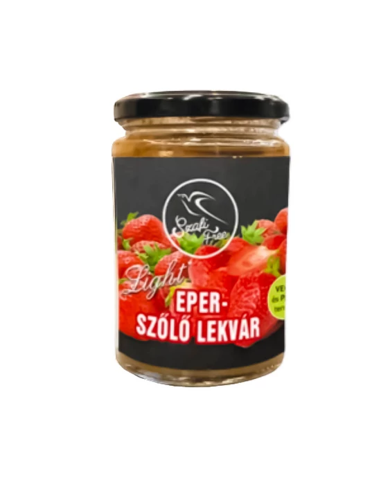 Szafi Free Eper-szőlő lekvár 350g