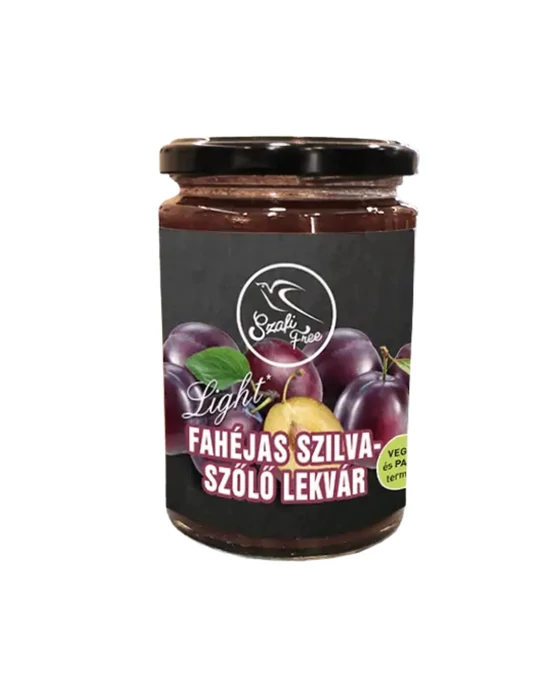 Szafi Free Fahéjas szilva-szőlő lekvár 350g