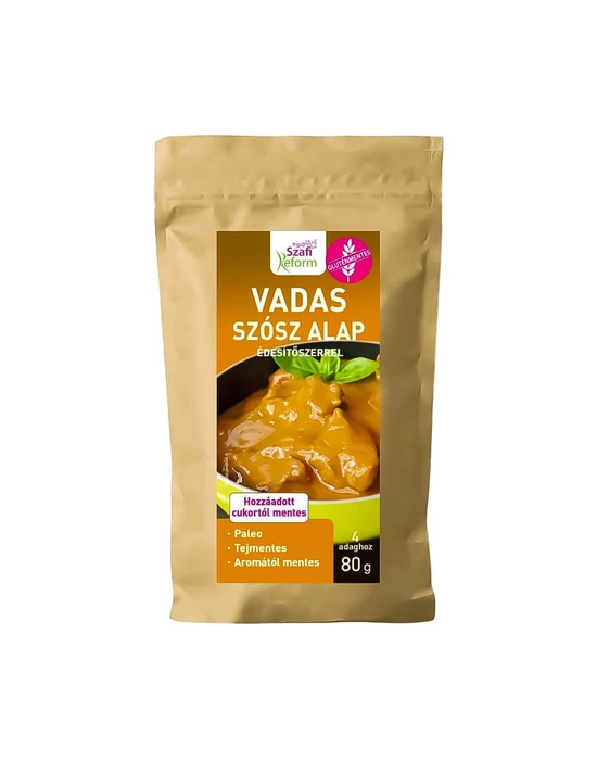 Szafi Reform Vadas szósz alap édesítőszerrel 80g