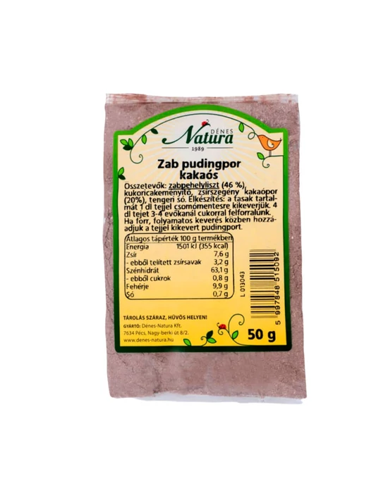 Dénes-Natura Zab pudingpor kakaós 50g