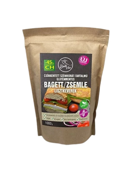 Szafi Free csökkentett szénhidrát-tartalmú bagett / zsemle lisztkeverék 1000g