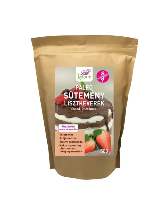 Szafi Reform Paleo sütemény lisztkeverék édesítőszerrel 500g