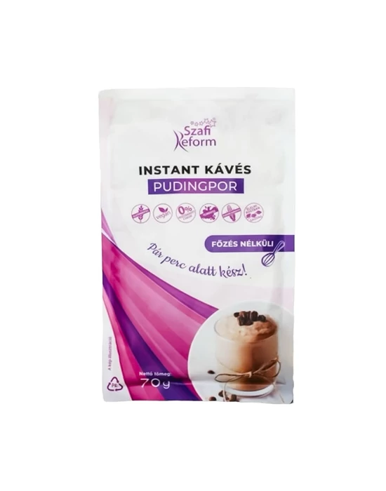 Szafi Reform Instant kávés pudingpor (gluténmentes) 70g