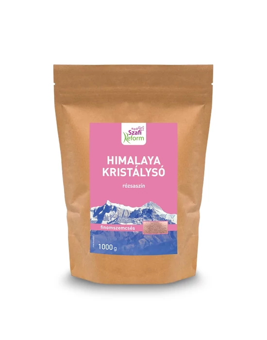 Szafi Reform Himalaya kristálysó, rózsaszín, finomszemcsés 1000g