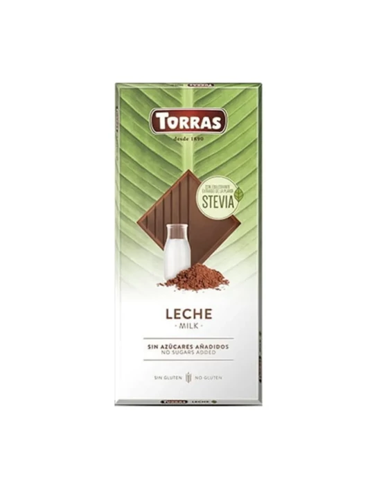 Torras Stevia tejcsokoládé hozzáadott cukor nélkül 100g