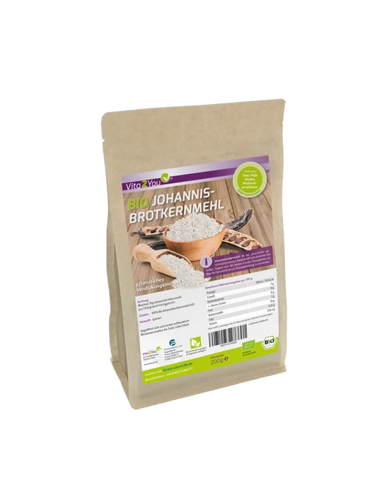 Vita2You Bio Szentjánoskenyérmag liszt (Karobpor) 200g