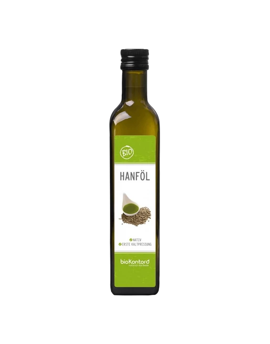Nativ-szűz, hidegsajtolással készült Bio kendermag olaj 500 ml