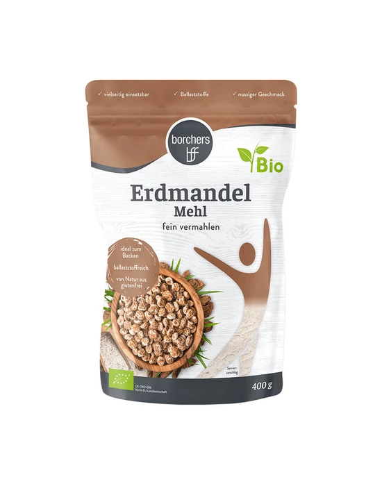 Bio földimandulaliszt süteményekhez, desszertekhez
