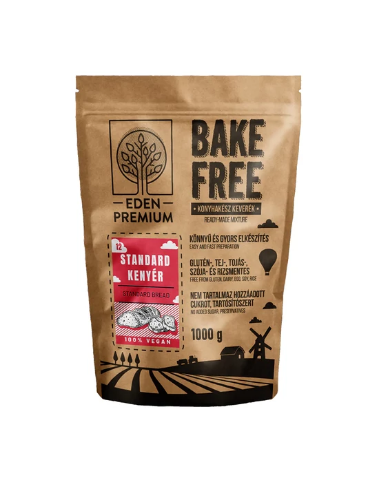 Bake-Free Standard házi kenyér lisztkeverék 1000g