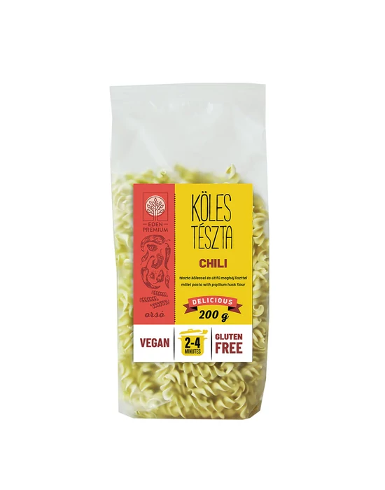 Eden Premium Kölestészta Orsó - Chili 200g