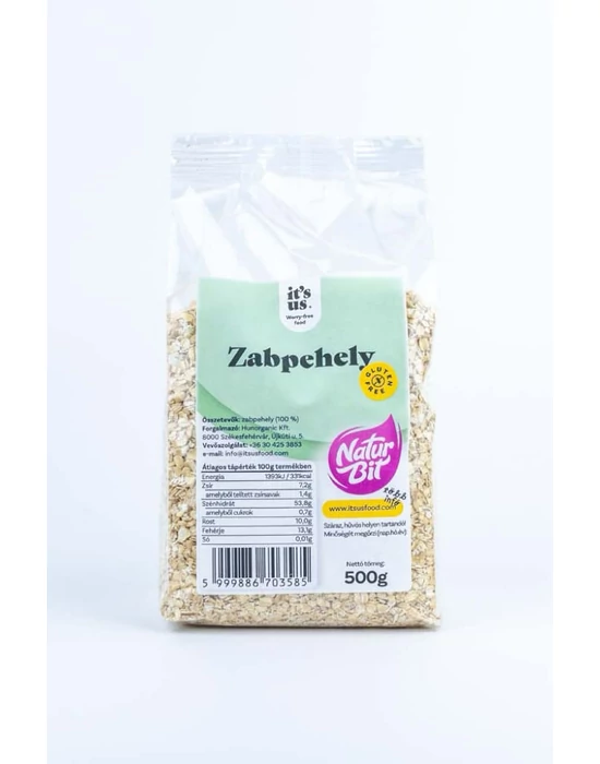 it's us NATURBIT zabpehely gluténmentes 500g