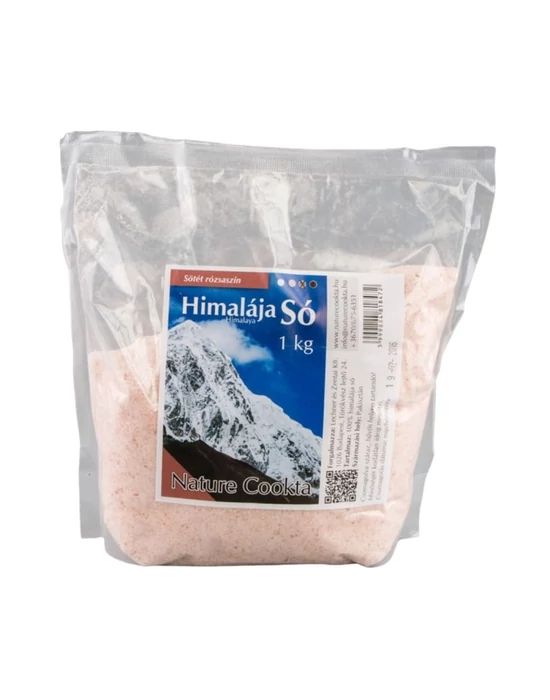Nature Cookta Himalája só sötétrózsaszín 1000g