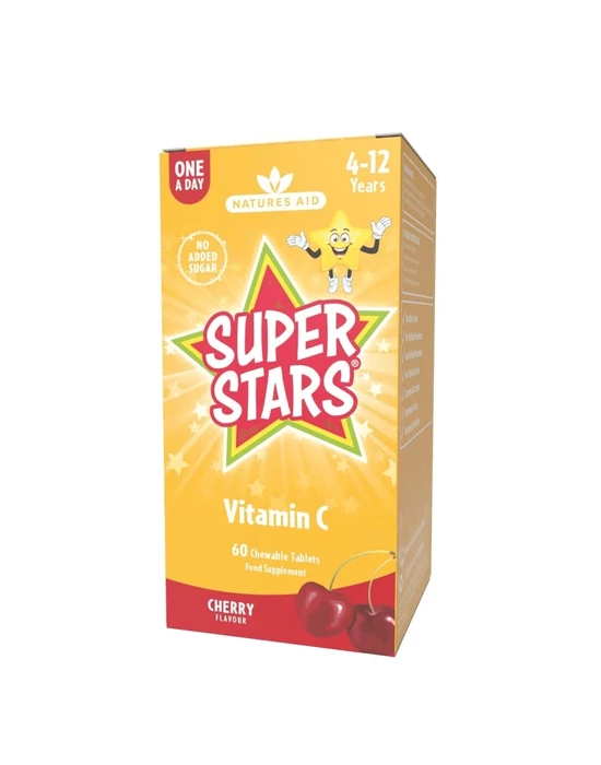 Natures Aid Gyermek C-vitamin rágótabletta cseresznye ízű 60db