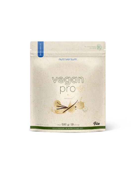 Nutriversum Vegan Pro fehérje, vanília 500g