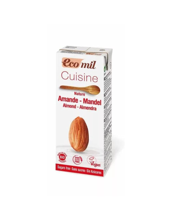 Ecomil BIO Mandulás tejszín cukormentes 200ml