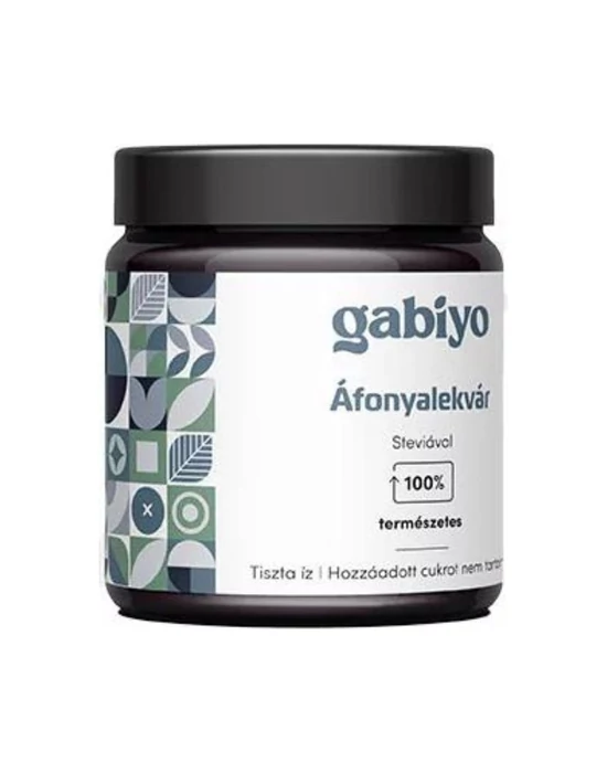 Gabiyo Áfonyalekvár szőlőmusttal 200g