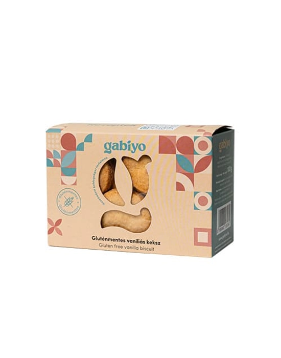 Gabiyo Gluténmentes Keksz - Vaníliás 100g