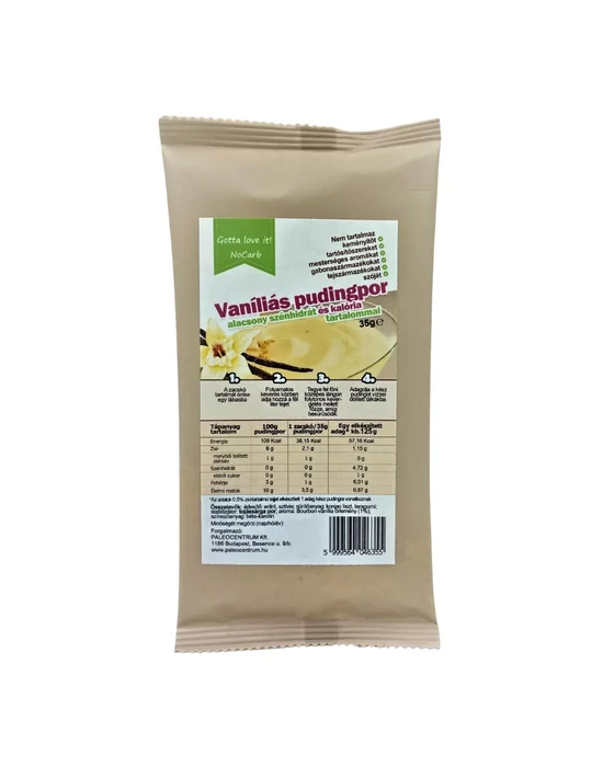 NoCarb Vaníliás pudingpor 35g