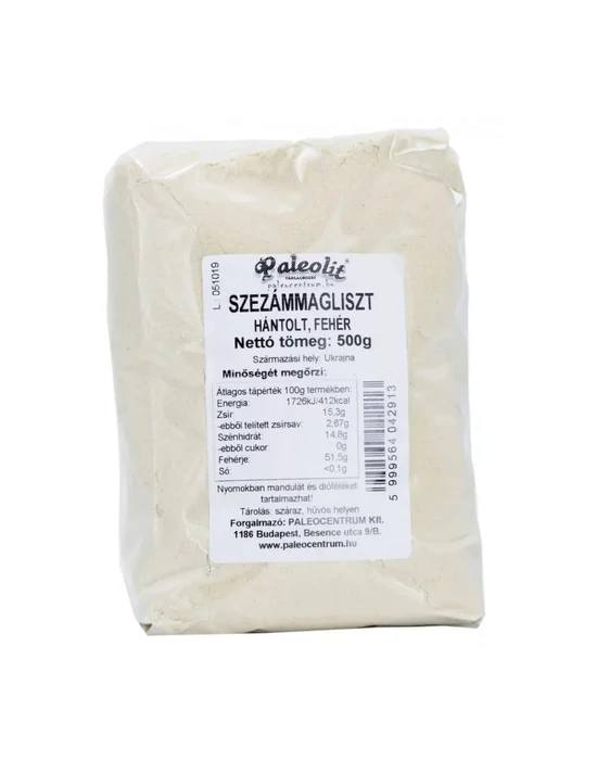 Paleolit Szezámmagliszt hántolt, fehér 500g