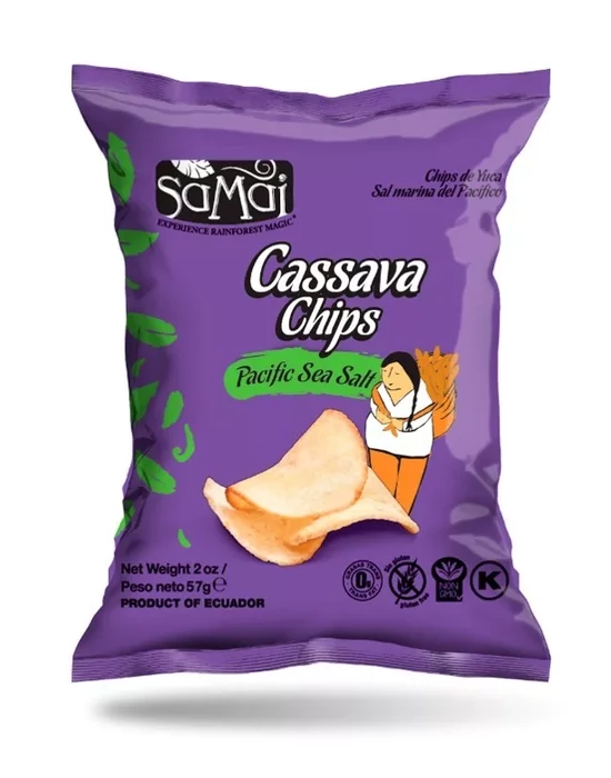 SAMAI Cassava manióka chips tengeri sós 57g