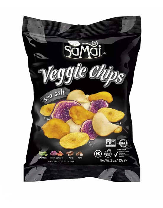 SAMAI Veggie vegyes zöldség chips tengeri sós 57g