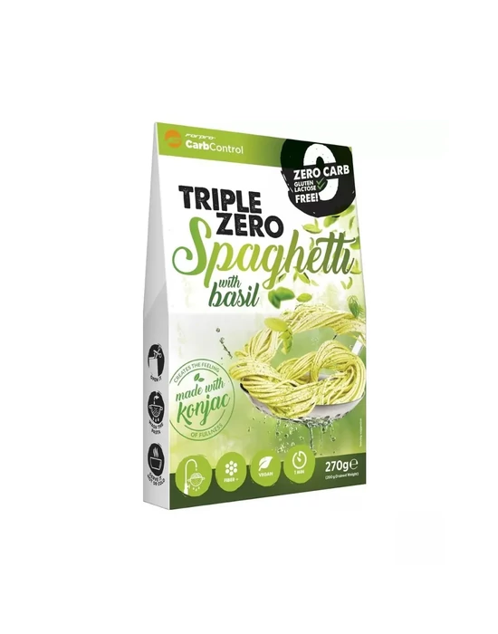 Triple Zero Bazsalikomos spagetti konjac tészta 270g