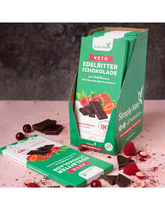 SimplyKeto csokoládé hozzáadott cukor nélkül