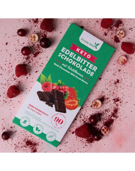 Erdei gyümölcsös keto csokoládé