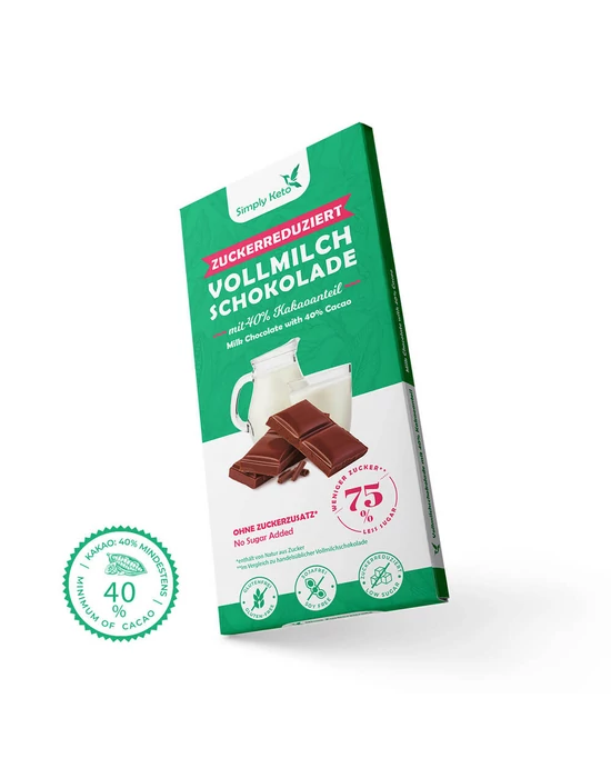 SimplyKeto Hozzáadott cukormentes tejcsokoládé