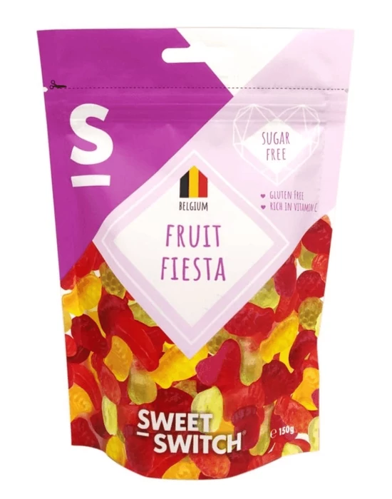 Sweet Switch Cukormentes gumicukor Fruit Fiesta 150g
