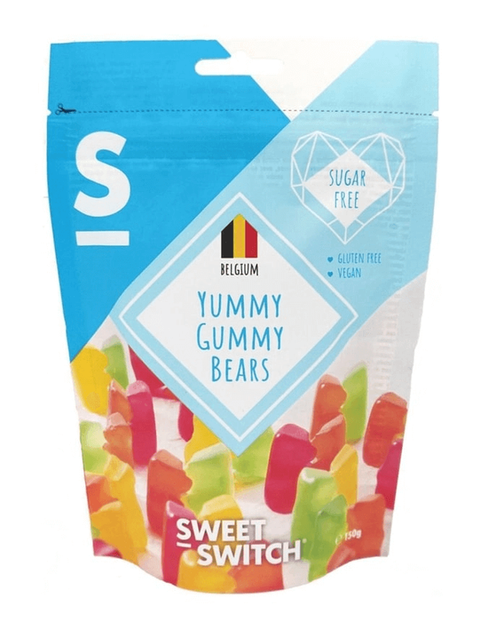 Sweet Switch Cukormentes gumicukor Yummy Gummy Bears 150g