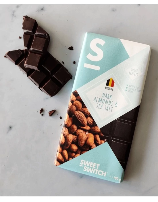 Sweet Switch étcsokoládé mandulás-sós 100g