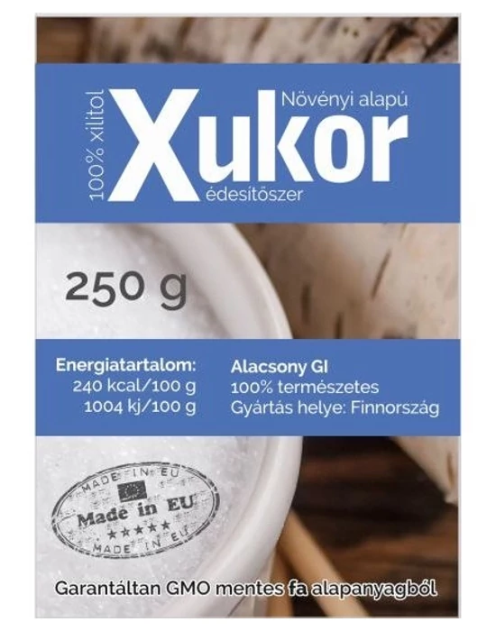 Xukor (Xilit, Nyírfacukor, Xylitol) 250g